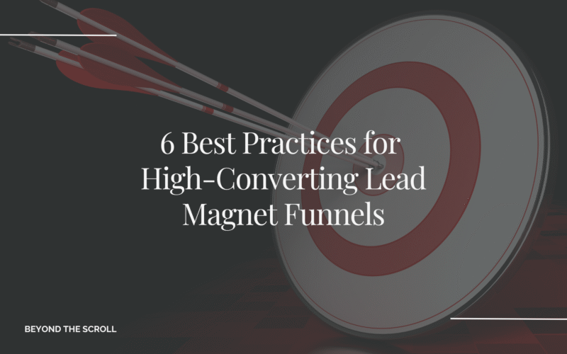 Best Practices for High-Converting lead magnet funnels