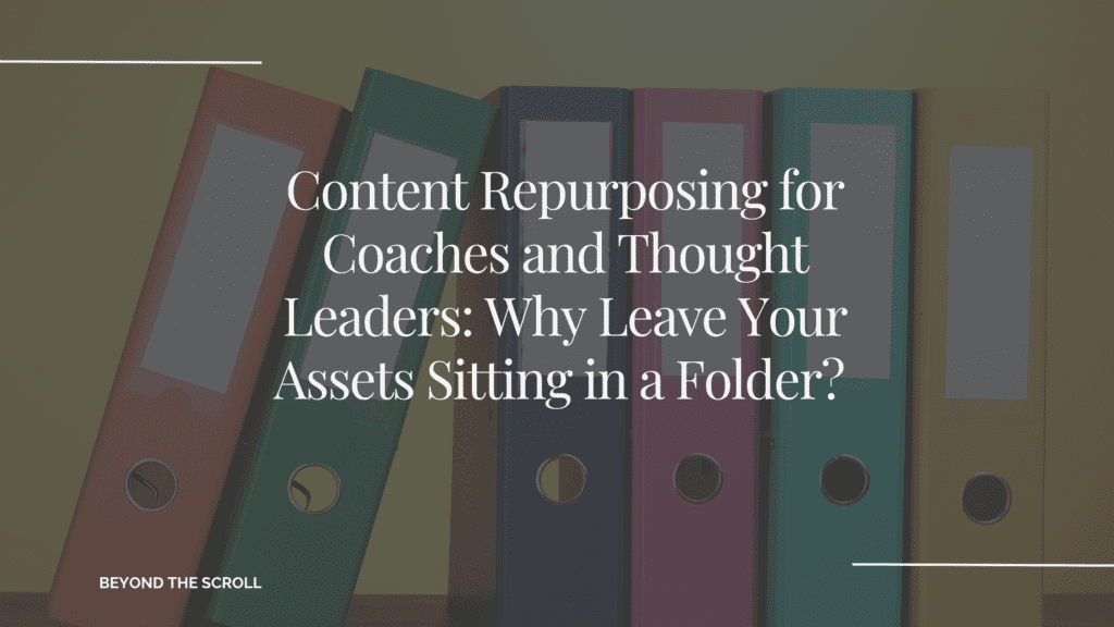 Why Leave Your Assets Sitting in a Folder